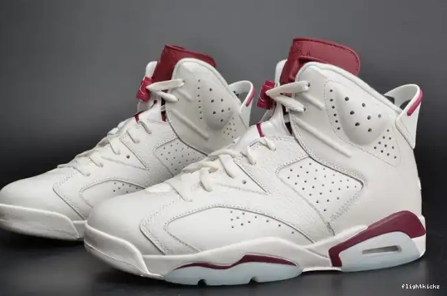 384664-116 Jordan white Air Retro Maroon 6 0522
